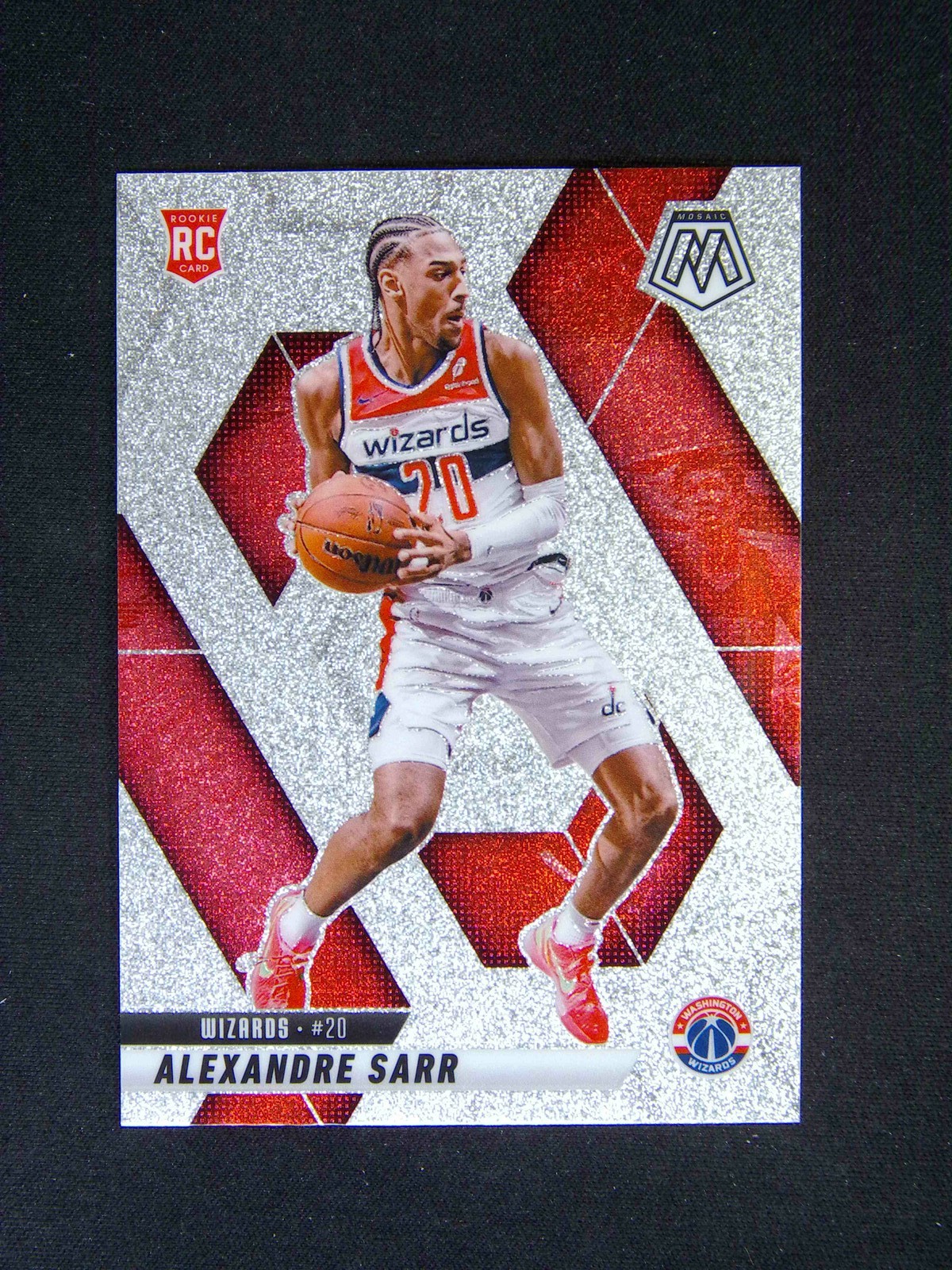 2024-25 Panini Mosaic Alexandre Sarr #216 RC Rookie Glitter SSP