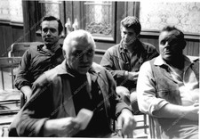 8b20-17058 Lorne Greene Dan Blocker Michael Landon Pernell Roberts TV Bonanza 8b