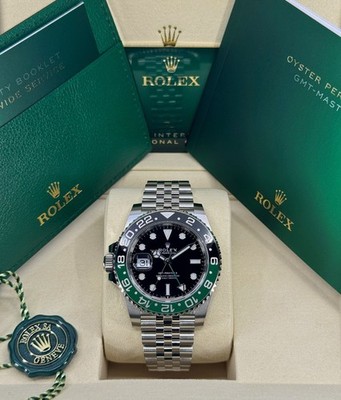 Unworn 2026 Rolex GMT-Master II, 40mm, Steel, Sprite, Jubilee, 126720VTNR-0002