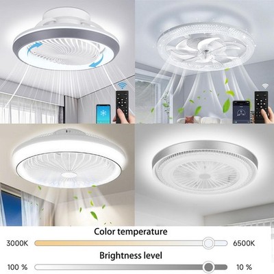 LED Deckenventilator Ventilator Lüfter Deckenlampe Beleuchtung mit Fernbedienung