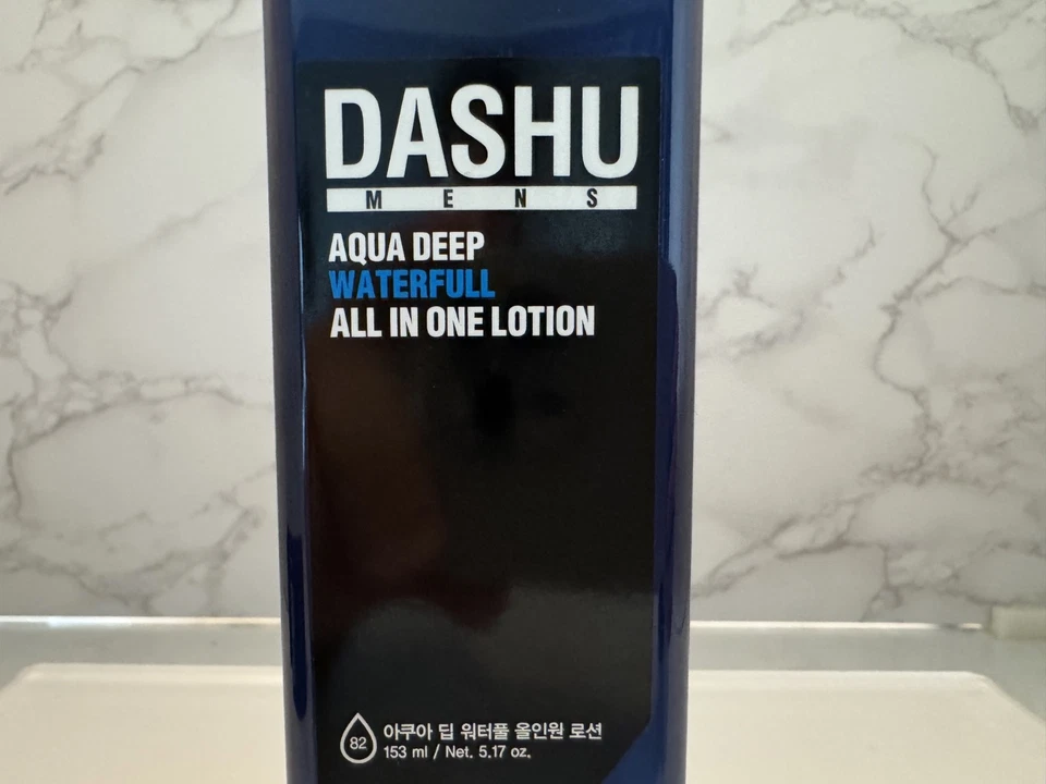 Loción todo en uno DASHU Aqua Deep Waterfull 153 ml/5,17 oz, cuerpo facial para hombre nueva en caja Foto 2 de 4