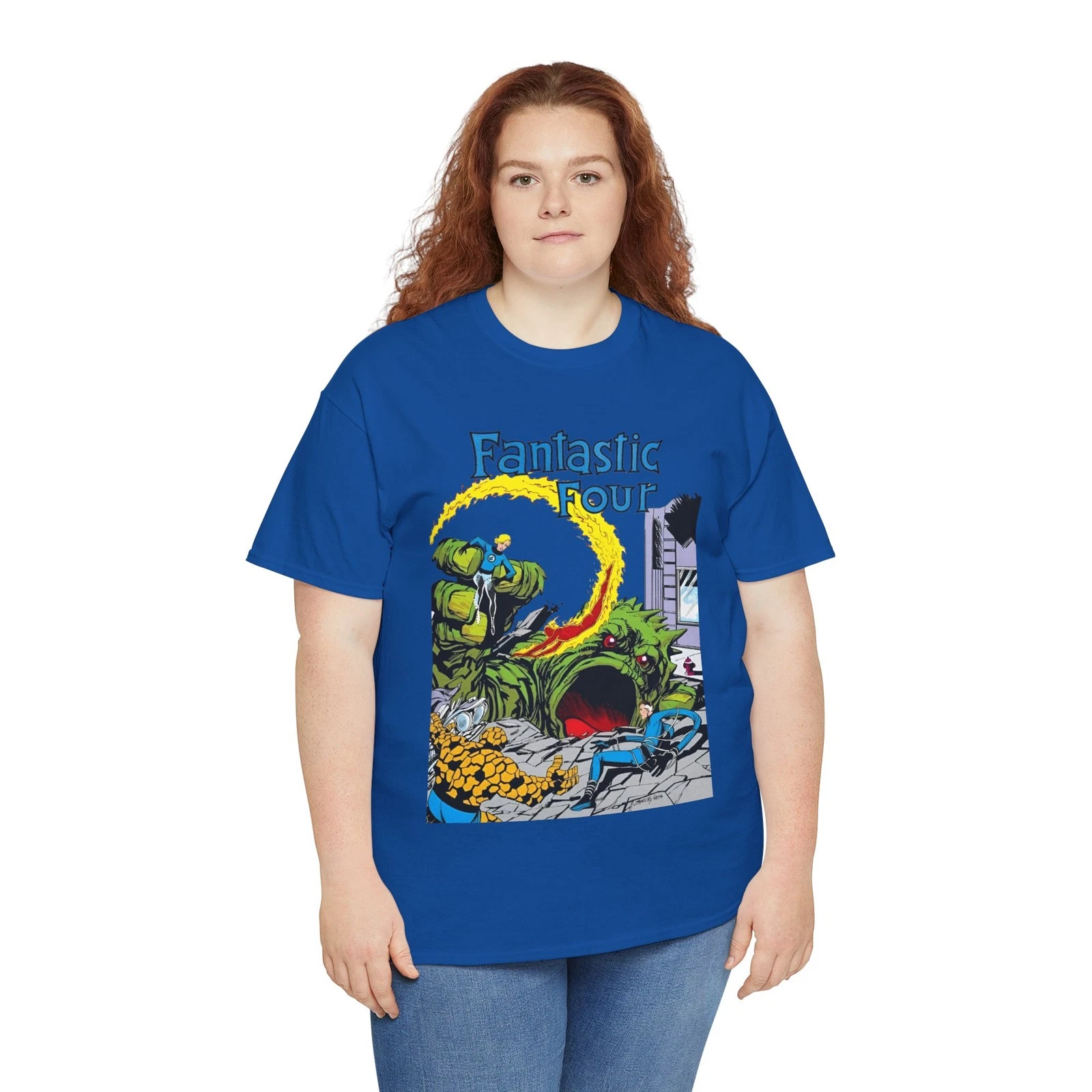 Fantastic Four T-Shirt - John Byrne Art - #1 Cover - Marvel Comics - Human Torch