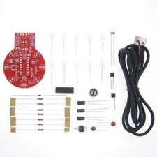 5x Electronics Soldering Circuit Board Kit-Sound & Light Control Delay Light Kit
