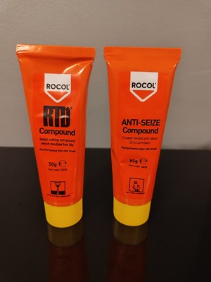 Rocol RTD Compound 50g 53020 & Anti Seize Compound 85g 14030 - Neu & Versiegelt.