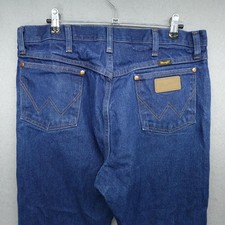 Wrangler Jeans Mens 36x30 Blue Cowboy Cut Original Fit Western 13MWZ