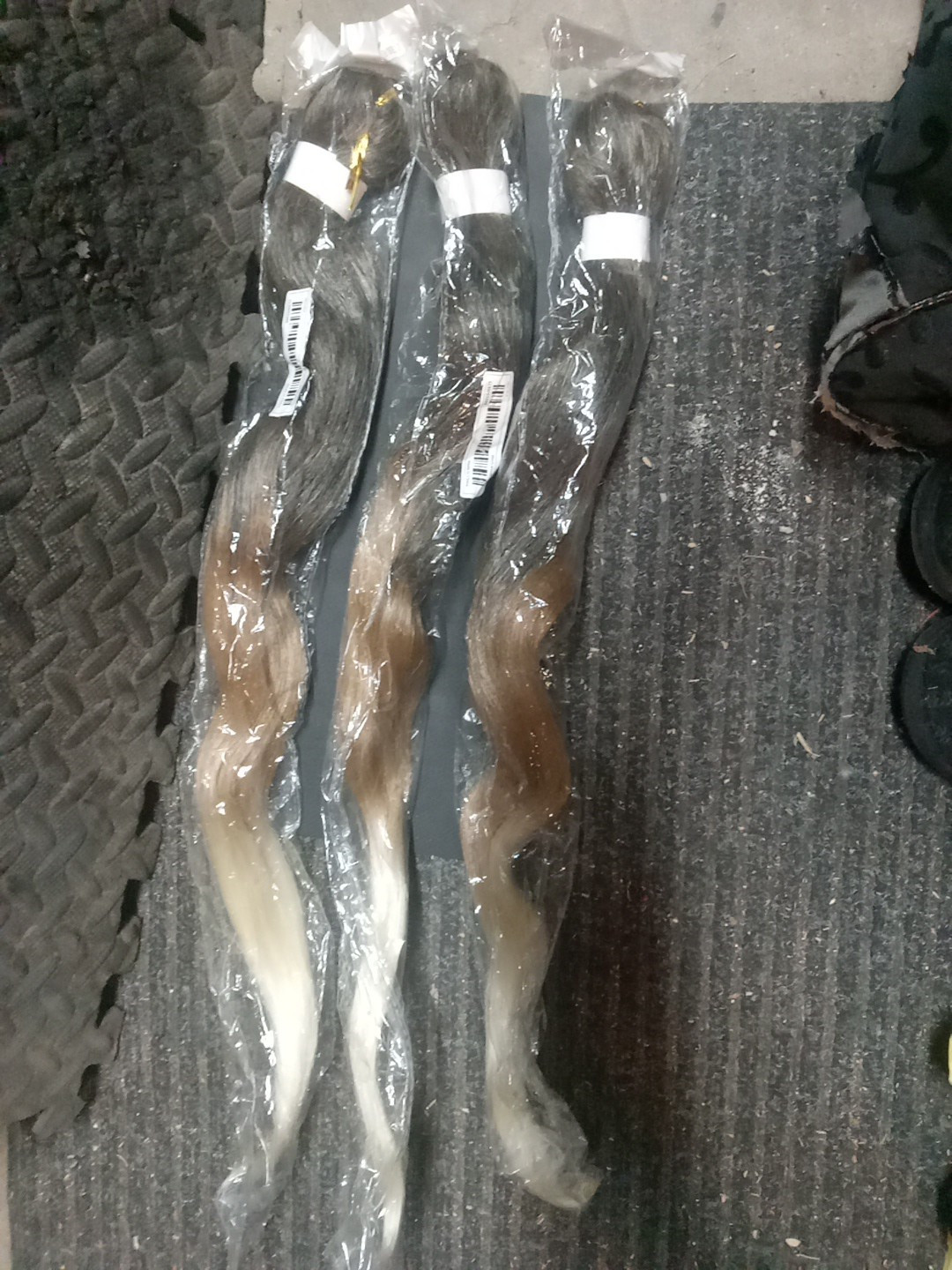 Lot Of 3 26inch Ombre Synthetic Hair Extensions