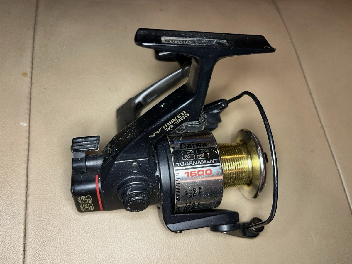 Vintage JAPAN Daiwa Whisker SS1600 Tournament Spinning Fishing