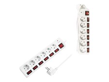 LogiLink LPS250 1.5m Internal Type F Type F CEE 7/4 IP20 1.5mm  Power Strip