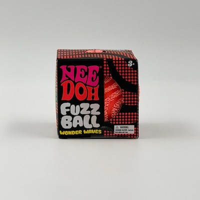 NeeDoh Fuzz Ball Wonder Waves Squishy Stress Ball Fuzzball Orange Authentic