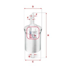 Kraftstofffilter für VW EOS 1F7 Golf 5 1K1 1K5 6 5K1 517 AJ5 Plus 5M1 | 2435182