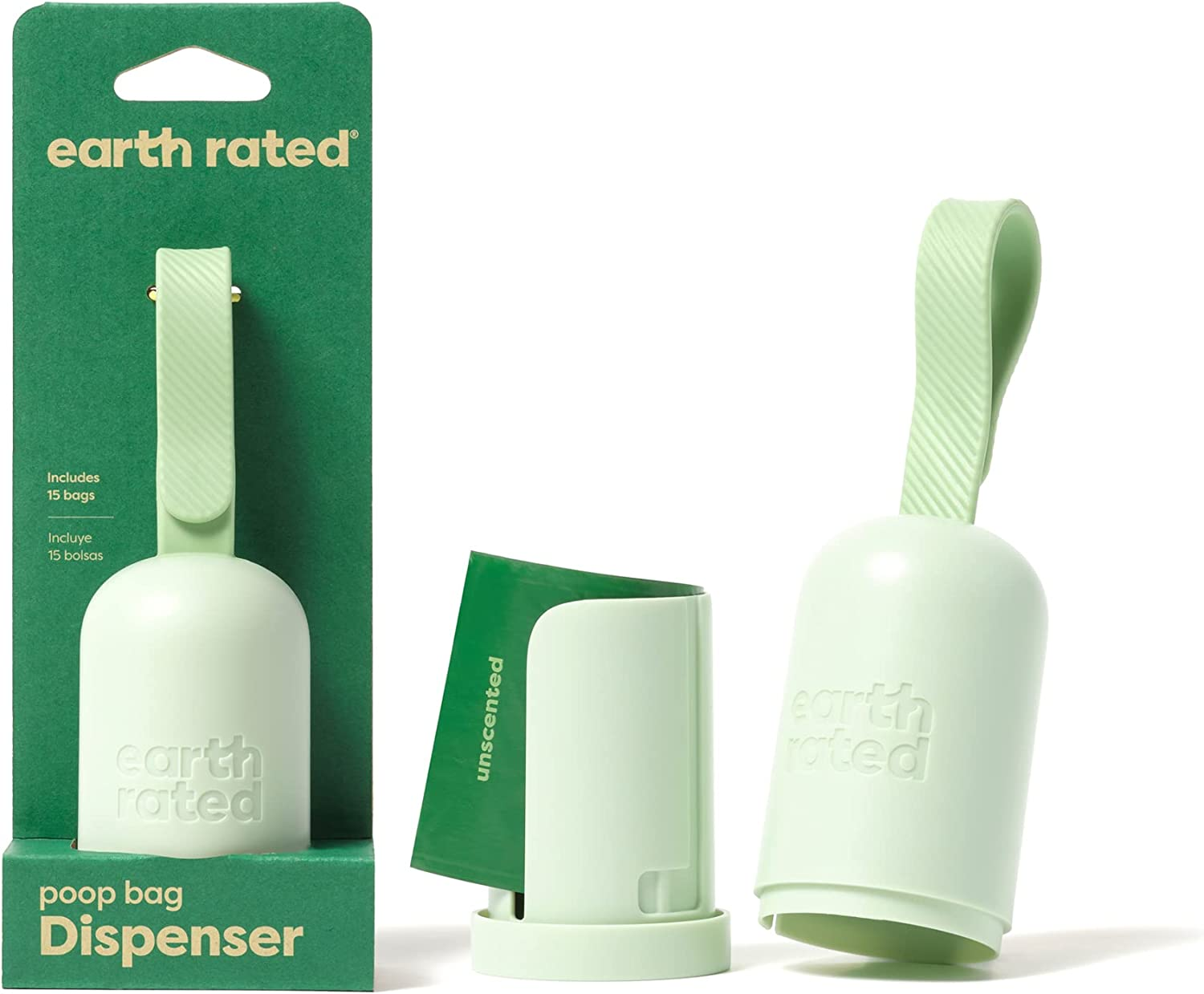 Earth Rated Dog Poo Bag Holder with Dog Poo Bags, Durable and Guaranteed Leakpro