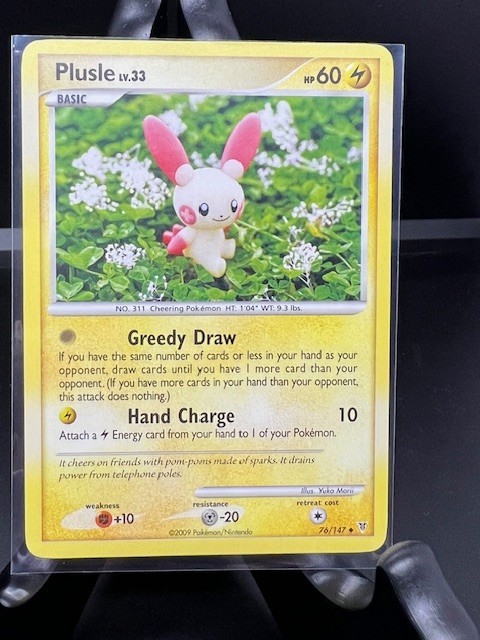 Pokemon Supreme Victors Plusle 76/147 Uncommon  2009