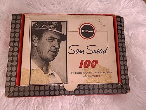 Wilson Sam Snead X-OUT Golfbälle 12er Pack Cadwell Cover Greenbrier Hotel Pro  - Bild 1 von 9