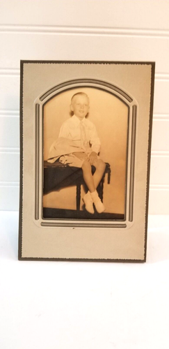 Vintage Photo 4x6 Boy in Suit Black & White Portrait 1950's Milwaukee - Picture 7 of 9