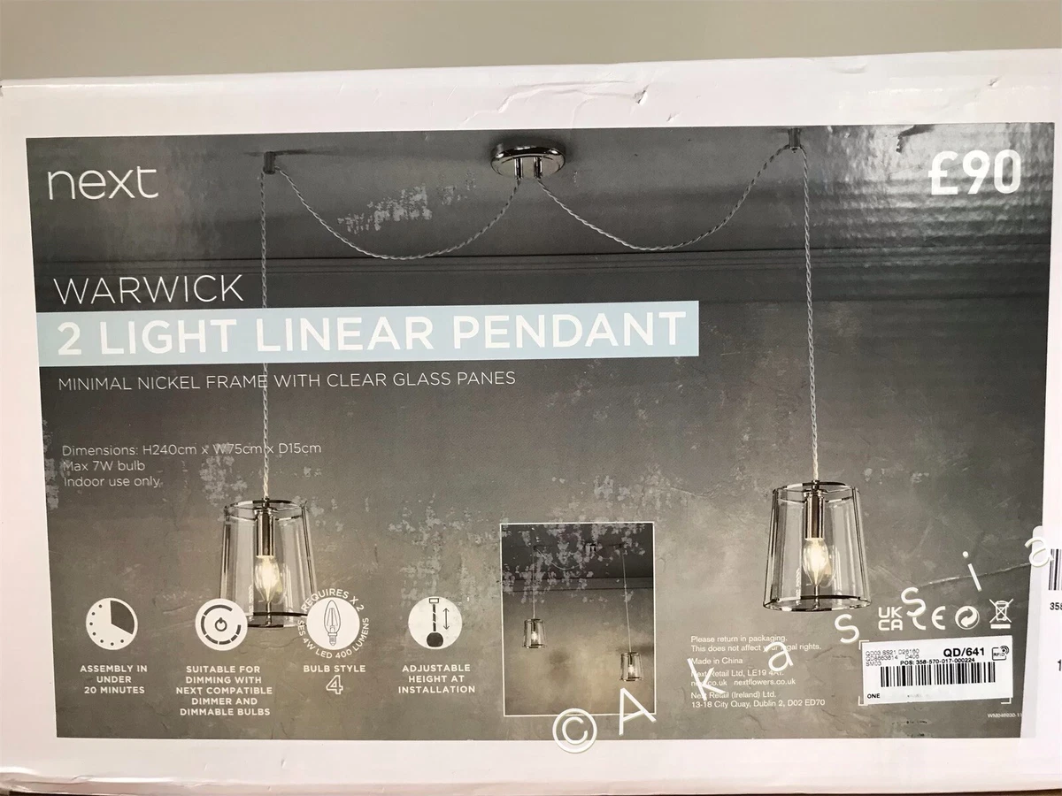 Next 2024 warwick pendant