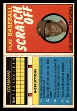 1970 Topps Scratch-Offs Baseball #7 Nate Colbert EX *d10