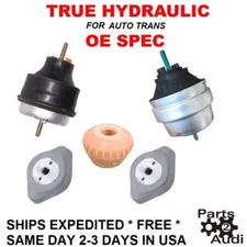 ENGINE MOTOR TRANSMISSION MOUNTS STRUT MOUNT 5PCS KIT FOR AUDI VW 1.8 only AUTO