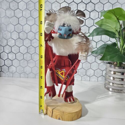 Native American Kachina Morning Singer Doll Signed by Artist G Long 11" Tall - Picture 19 of 21