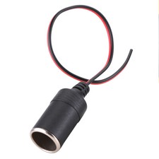 12V/24V Car Cigarette Lighter Charger Adapter Cable Female Socket Plug Connector
