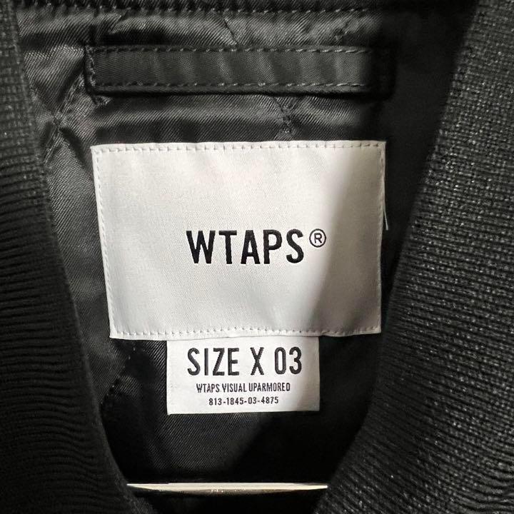 Limited Wtaps Zorn Size 3 Black Varsity Jacket Blouson No Limited Wtaps Zorn Size 3 Black Varsity Jacket Blouson No
