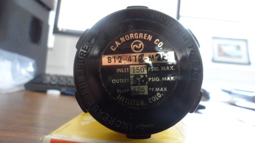 NORGREN 1/2" DESIGNER FILTER REGULATOR 4930012137737 B74G4AKQP2RMG B12-417-M3LA - Picture 3 of 8