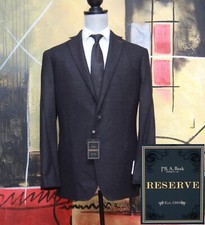 44L Jos A Bank Reserve Tailored Fit Textured Check Sportcoat Blazer C080632