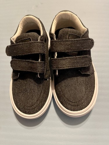 Okie Dokie Toddler Black Lil Ballast Denim Sneakers 8M - Picture 2 of 2