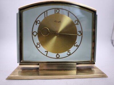 Tischuhr Kienzle Art Deco Mechanisch 1930er Jahre Design Möller