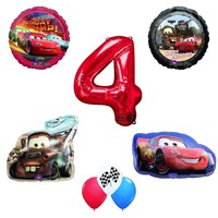 Disney Cars 4th Birthday Balloon Bouquet on sale Disney Cars 4th Birthday Balloon Bouquet on sale