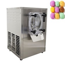 Desktop Hard Ice Cream Machine Fully Automatic Ice Cream Maker 110V 25-30L/h