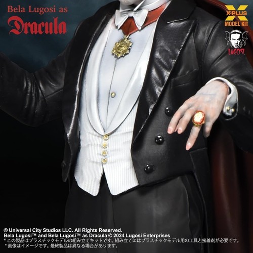 X-PLUS 1/8 Bela Lugosi as Dracula Plastic Model Kit Assembly Required Sealed new - 第 7/7 張圖片