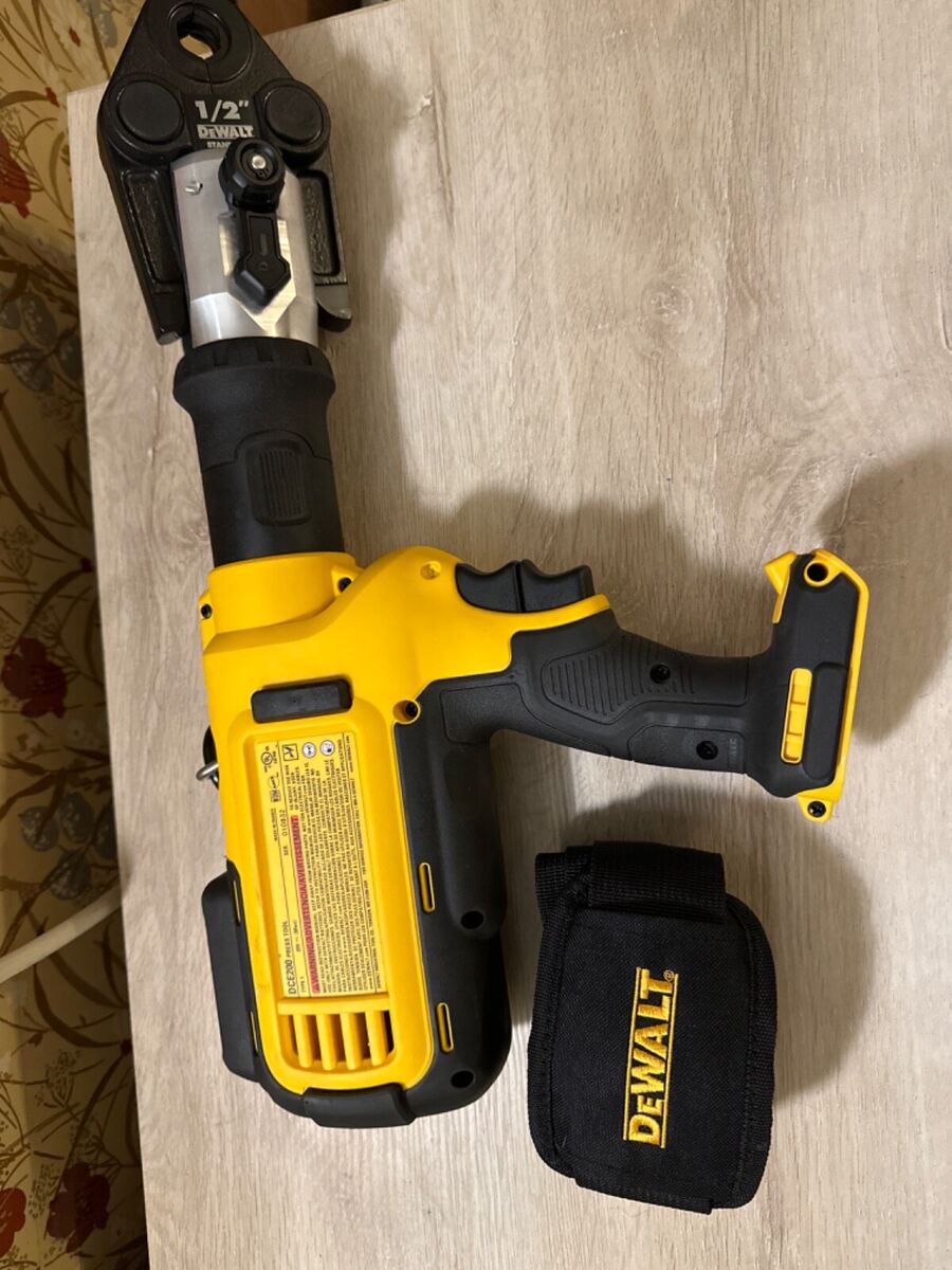 DEWALT DCE200M2K CORDLESS 20V PLUMBING PRESS TOOL KIT NEW DEWALT DCE200M2K CORDLESS 20V PLUMBING PRESS TOOL KIT NEW