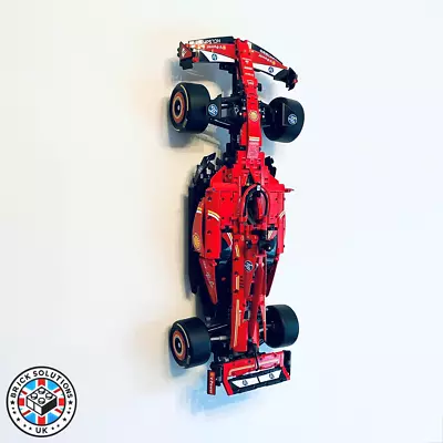 BRICK SOLUTIONS UK Adjustable Wall Mount for LEGO Technic (42207) Ferrari SF-24 F1 Car