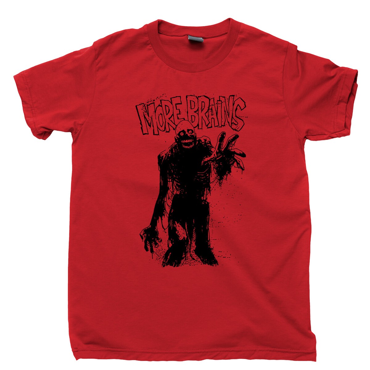 Zombie T Shirt More Brains Tarman Living Dead Blu Ray DVD