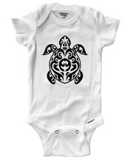Ocean Sea Turtle Baby Bodysuits Infant One-Piece Clothes Graphic Sea Life Lover