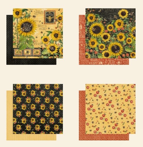 Graphic 45 - Let It Bee Keepsakes Edition 142pcs 12x12 Papers Stickers Ephemera - Picture 2 of 7