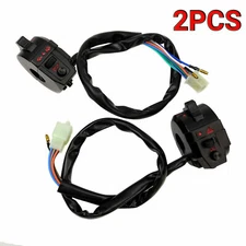 7/8" Motorcycle Handlebar Horn Turn Signal Headlight Electrical Start Switch