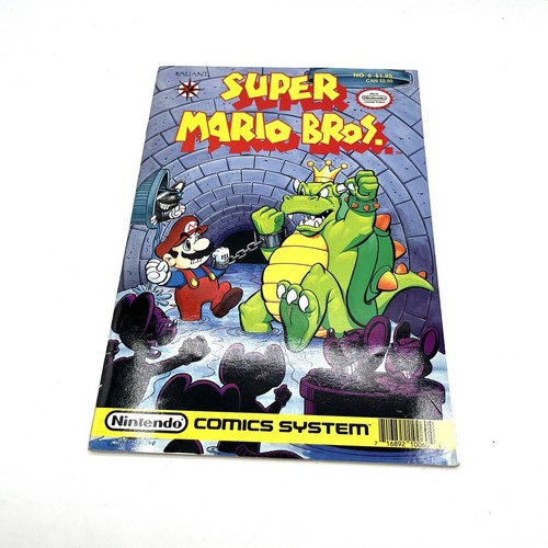 Super Mario Bros. #6 (1990) Valiant Bowser Nintendo Comics System Scaredy Rats