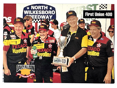 HOFers DAVEY ALLISON, YATES, MCREYNOLDS 1993 Maxx Collector Series Card #10