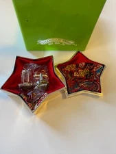 Shanghai Tang Green Cufflinks jacket w/ original Silk Lined Silver + outer box