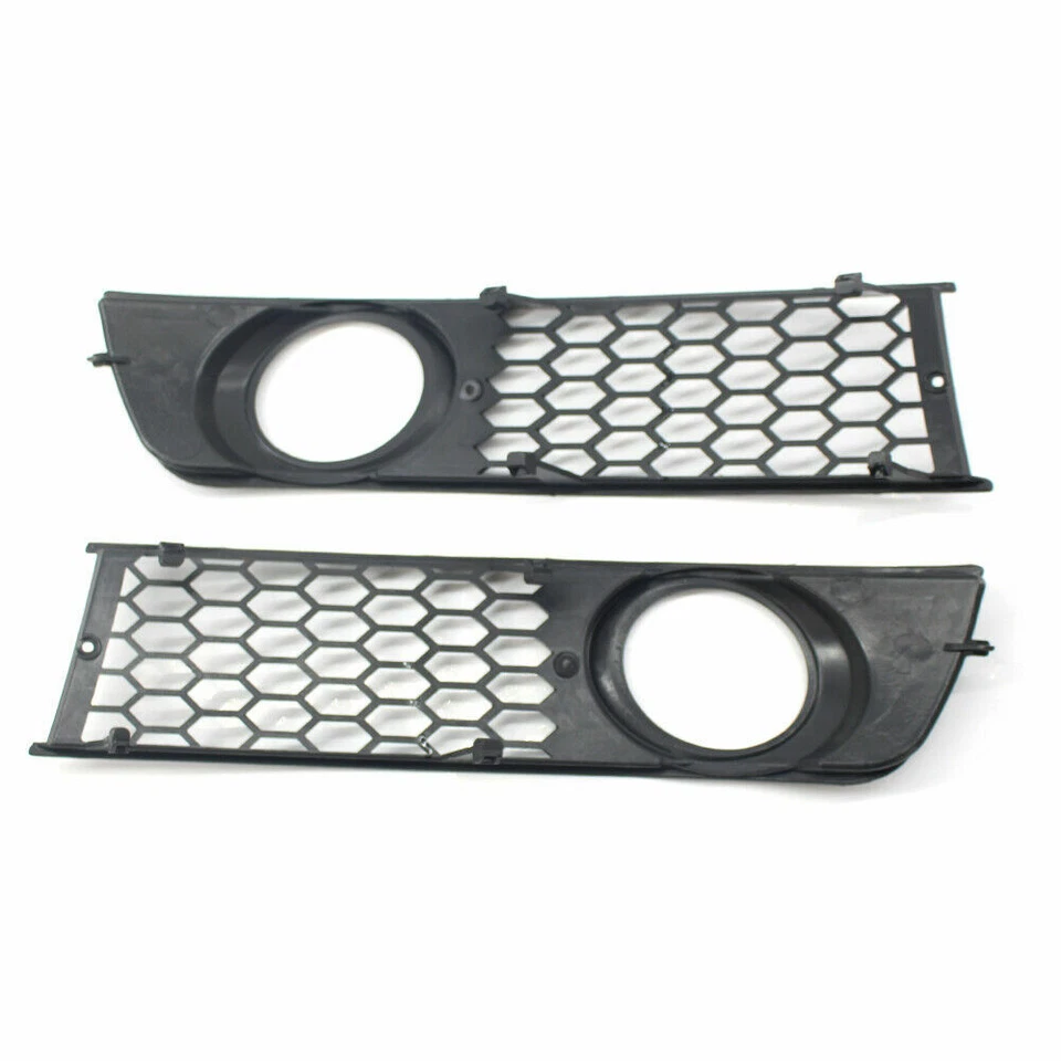 Cubierta de rejilla de luz antiniebla de nido de abeja para parachoques delantero para Audi A4 B6 02-05 DP7FOK Foto 4 de 4