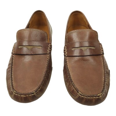 Collection by Clarks brown leather loafers driving Mocs men\'s‎ size 10.5 preppy Clarks Collection Driving Mocs Penny Loafers Mens 9 Casual  main image 4