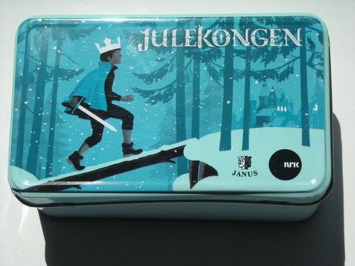 Julekongen - NRK TV series Vintage Tin Box Janus Pretty Good Condition!!!