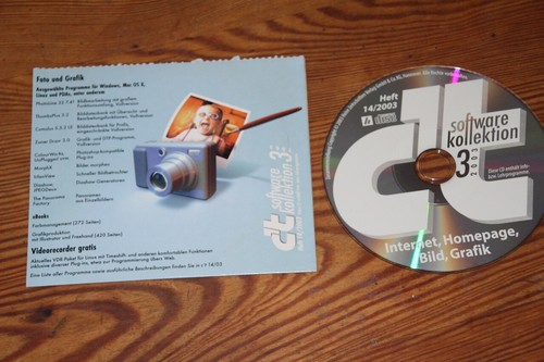 c't 14/2003 Software Kollektion 3: Internet, Homepage, Foto und Grafik, Videorec - Bild 2 von 2