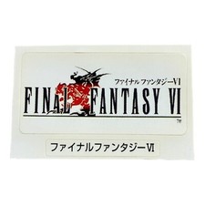 Sony PlayStation 1 PS1 Final Fantasy VI 6 Vintage VTG 1999 Memory Card Sticker
