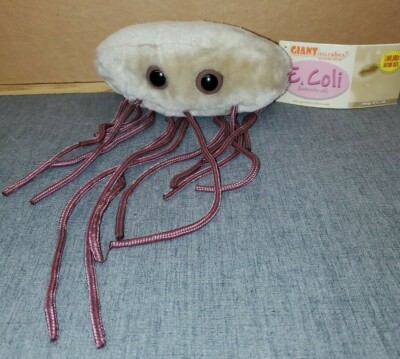 Giant Microbes E.Coli Plush Toy Original Soft Body Educational Gift 6.5