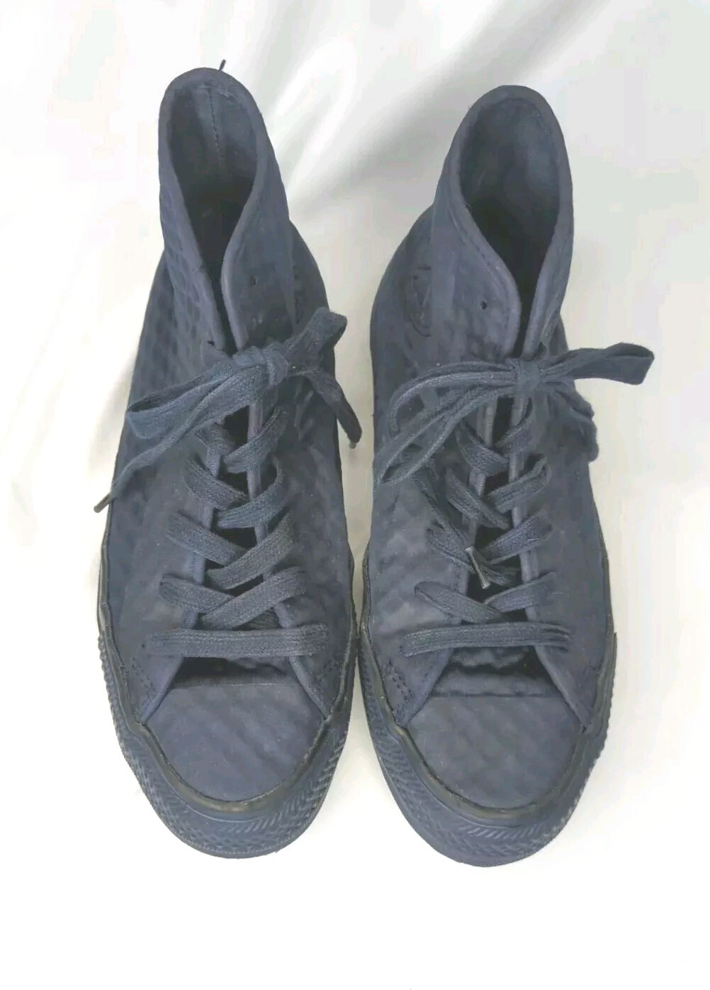 Sneaker Converse All Star Chuck Taylor High Top Waffle Texture Ladies 7 Kids 5 thumbnail 2