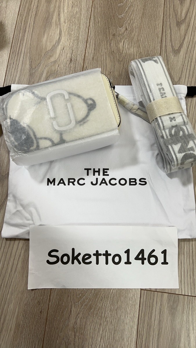 Marc Jacobs x Peanuts★素敵！Leather Camera Bag Snoopy MARC JACOBS Snapshot Bag 101 Peanuts Snoopy Shoulder Camera