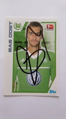 Topps Sticker VFL Wolfsburg Bas Dost  2012-2013