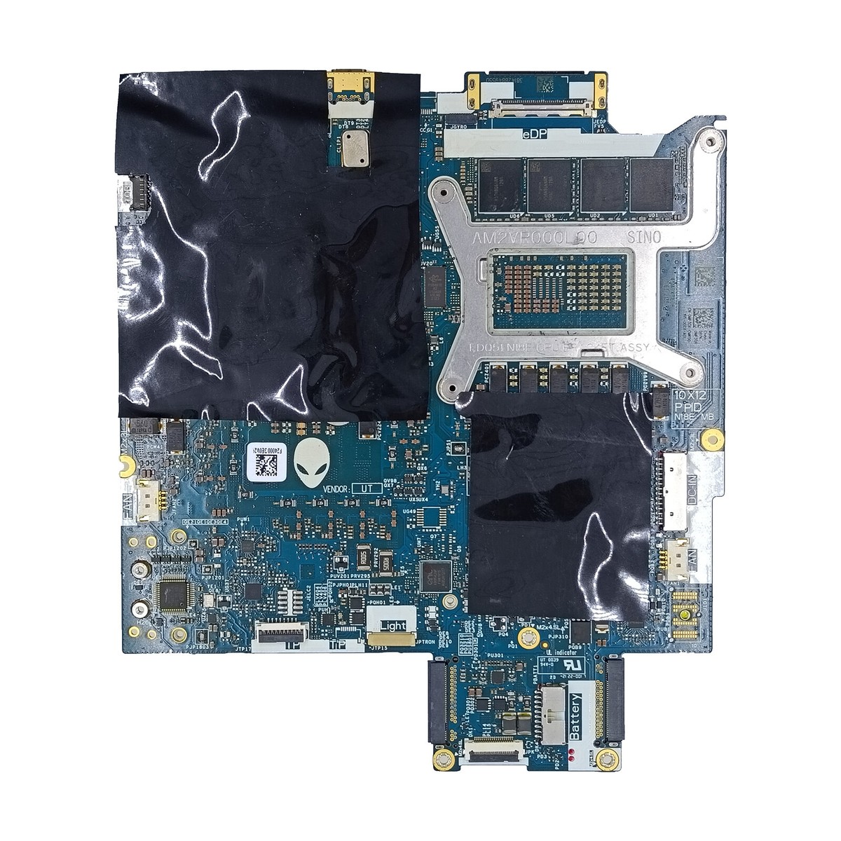 0MP3GR For Dell Alienware M17 R4 Motherboard LA-K741P i7-10870H